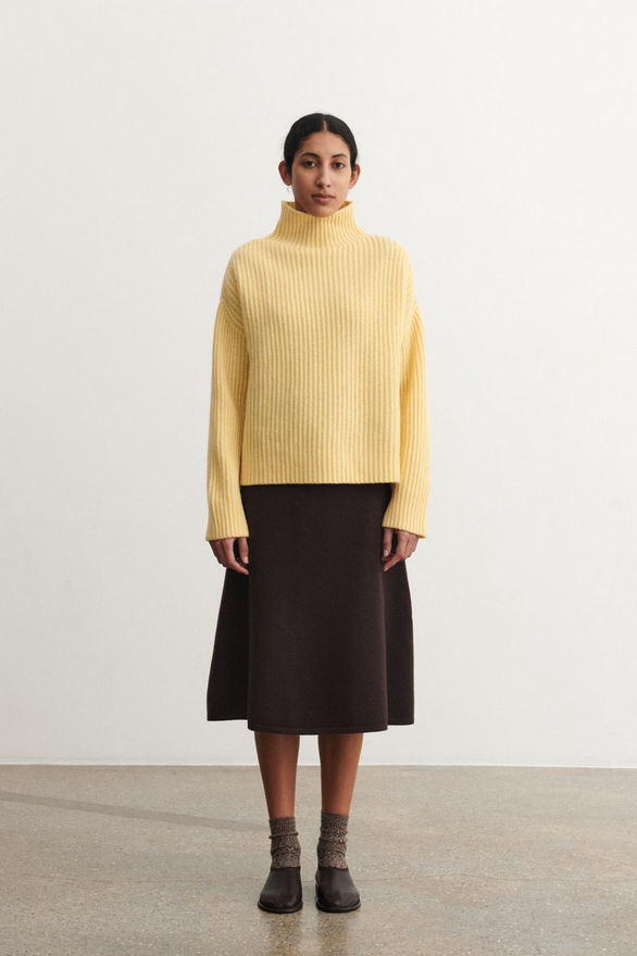 FUB pils Felted skirt Mocca