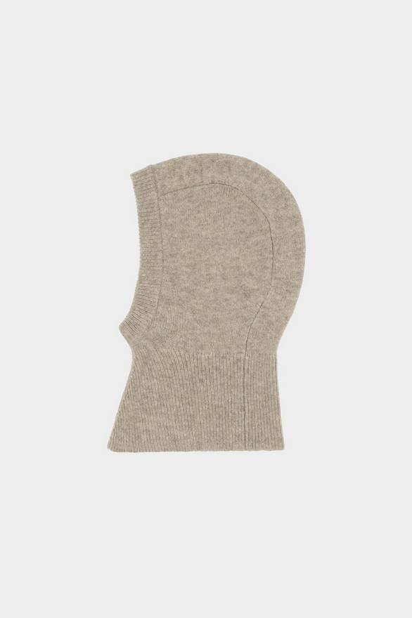FUB húfa Lambswool balaclava Oat melange