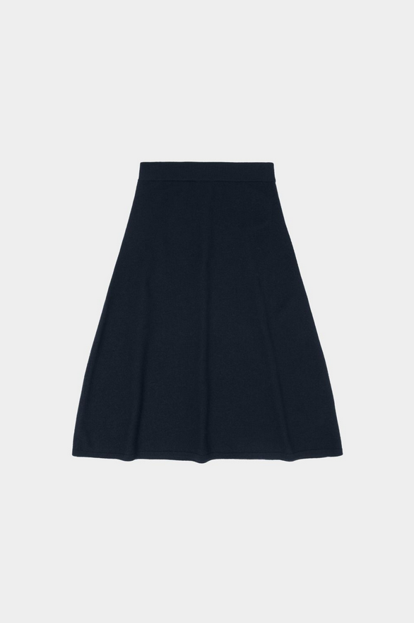 FUB pils Felted skirt Dark navy