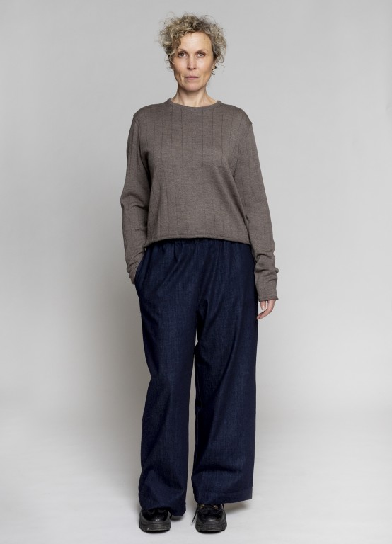 Muse Wear buxur Thit pants Dark Denim