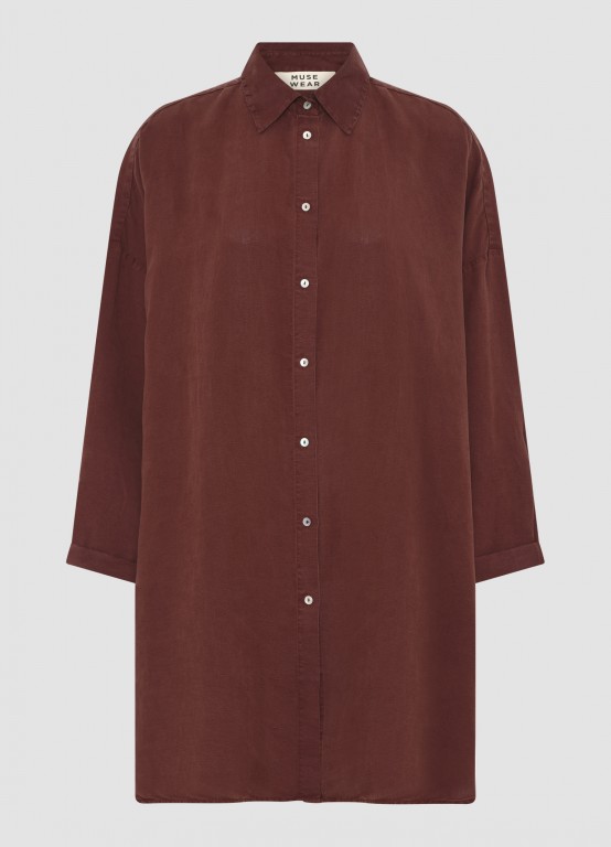 Muse Wear skyrta Elinor shirt Chestnut