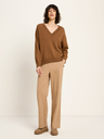 Lanius peysa Pullover V Brown