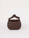 O MY BAG Coco Croissant Chocolate soft grain leather
