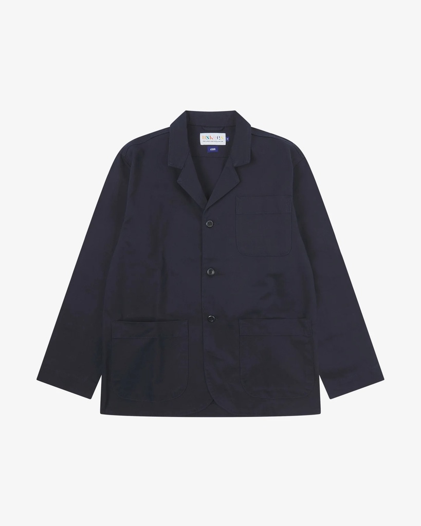 Uskees jakki #3006 Twill blazer- Midnight blue