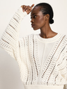 Lanius peysa Ajour pullover Off white