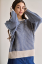 KOMODO peysa Zizi jumper Navy stripe