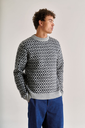 KOMODO peysa Chai jumper Charcoal