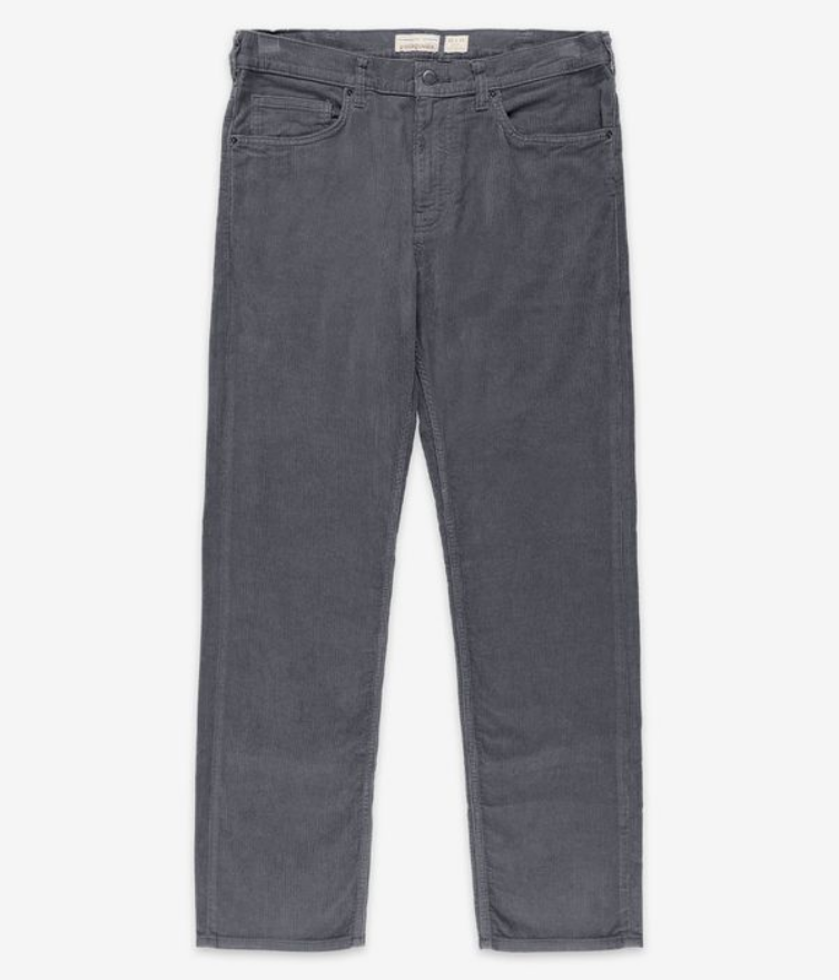 Patagonia buxur Curdoroy jeans Forged grey