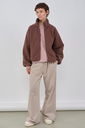 Embassy of Bricks and Logs Cali fleece jacket French toast