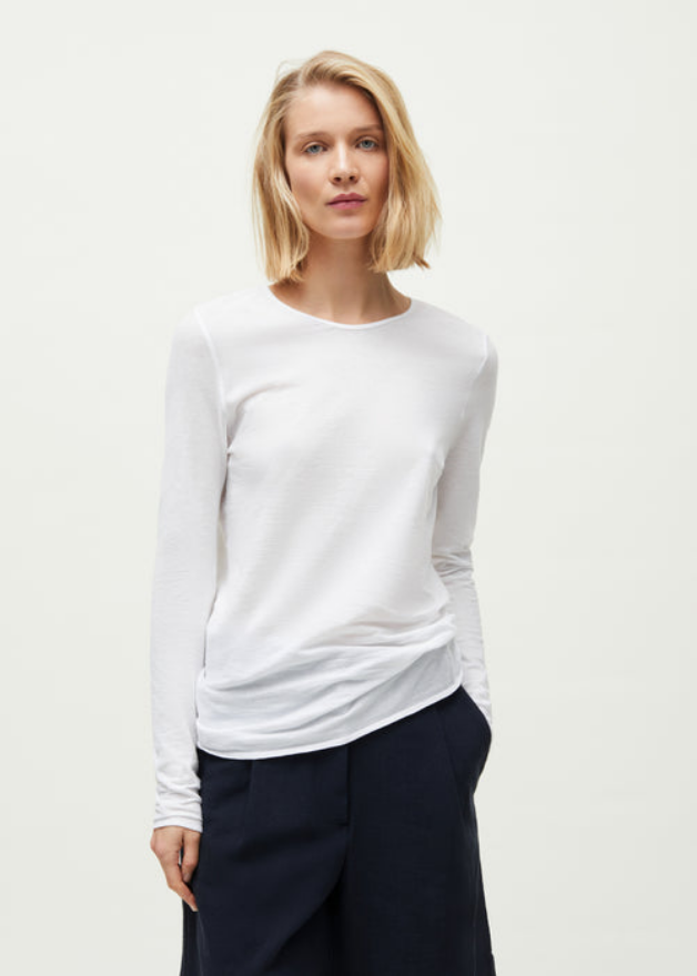 AIAYU BOLUR Gentle Long Sleeve WHITE