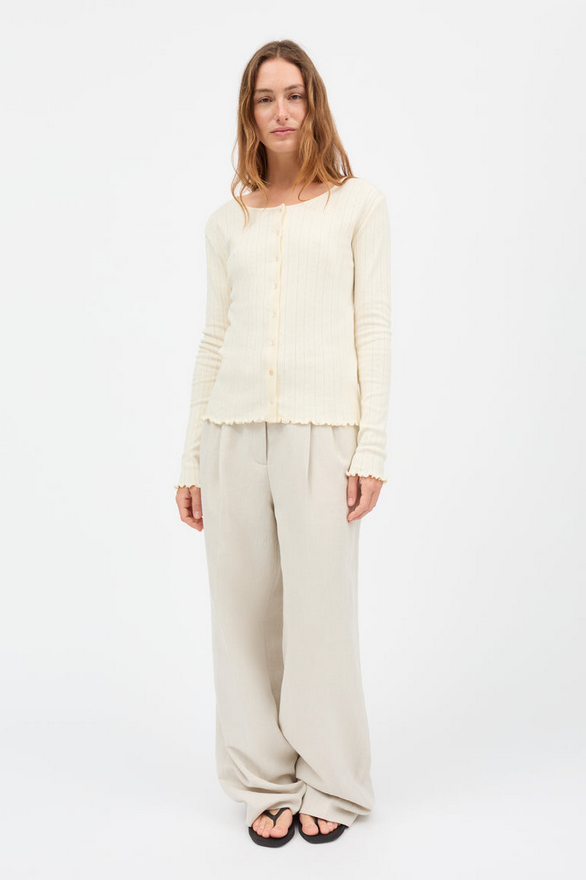 SKALL toppur Edie cardigan Butter