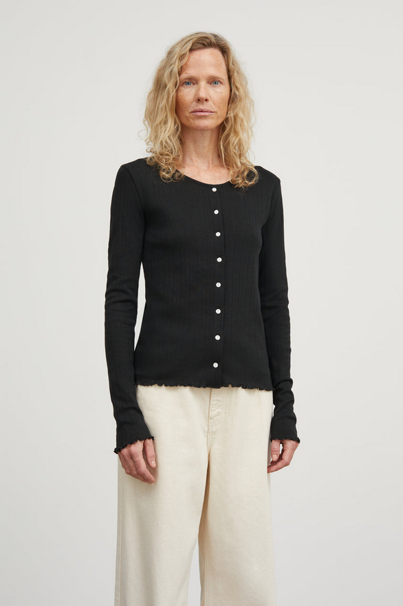 SKALL toppur Edie cardigan Black