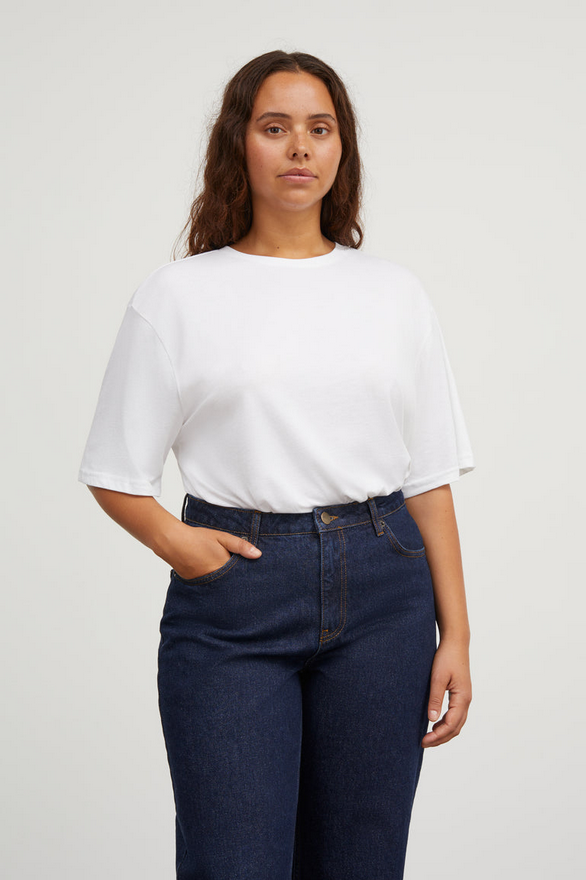 SKALL bolur Andy Oversize tee Optic white