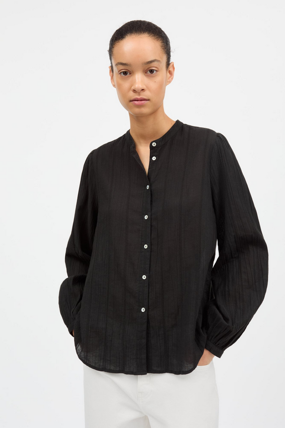 SKALL skyrta Vita shirt Black