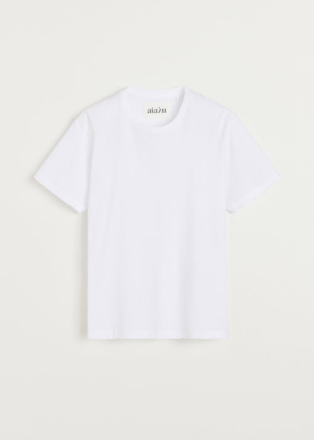 AIAYU Bolur Classic Circular Tee I White
