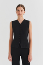 FUB toppur High Twist Waistcoat Black