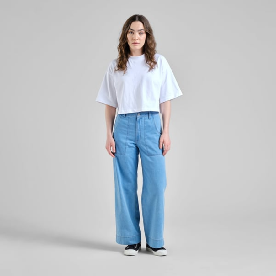 Dedicated buxur Workwear Pants Vara Light denim