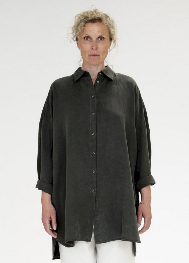 Muse Wear skyrta Elinor shirt Army