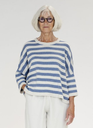 Muse Wear toppur VIBE TOP Offwhite/denim