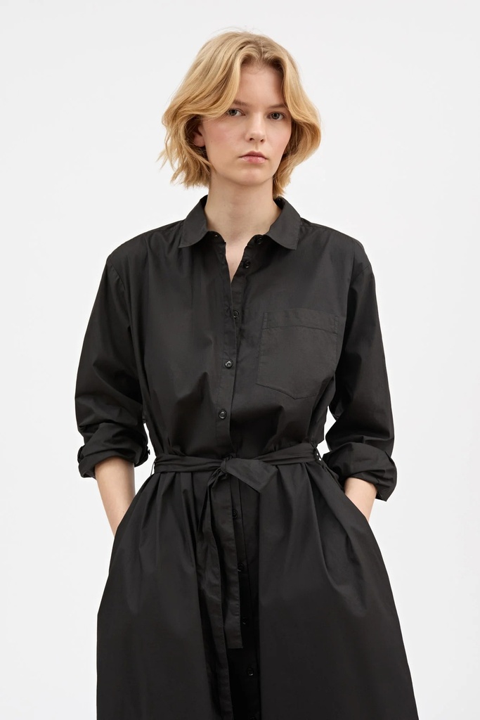 SKALL kjóll Leigh shirtdress Black