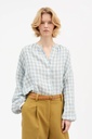 SKALL skyrta Cilla shirt Purple/blue check