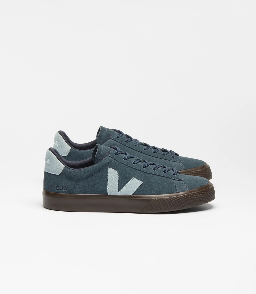 VEJA skór CAMPO Suede Nautico Steel