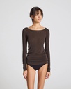 GAI+LISVA Toppur Amalie LS Wool Top Mulch