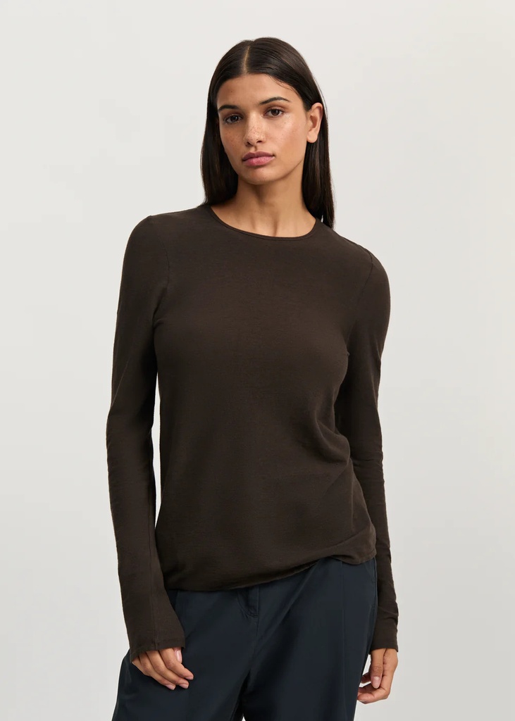 AIAYU BOLUR Gentle Long Sleeve Dark brown
