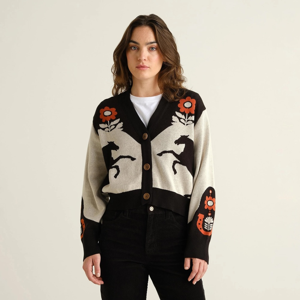 DEDICATED peysa Cardigan Kanan Western Multi Color