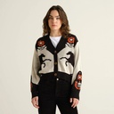 DEDICATED peysa Cardigan Kanan Western Multi Color