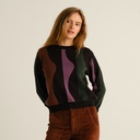 Dedicated peysa Sweater Arendal Wavy stripe