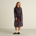 Dedicated kjóll Shirt Dress Kvilla Owls Multi Color