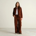 Dedicated Buxur Workwear Pants Vara Corduroy Brown Cappuccino