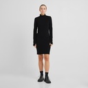 Dedicated kjóll Rib Dress Lunsen Black