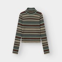 Dedicated Toppur Rib top Malma Stripe Green