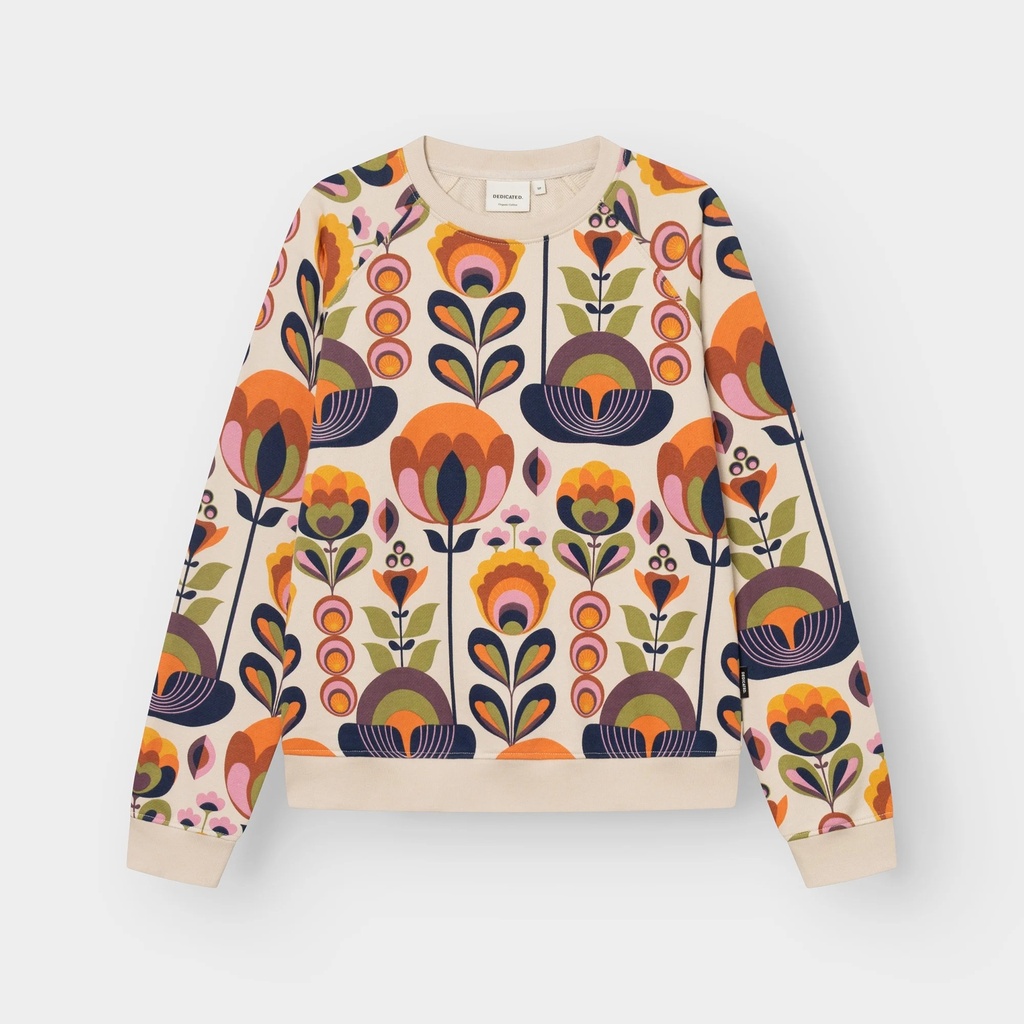 DEDICATED peysa Ystad sweatshirt Autumn Harvest Multicolor