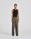 GAI+LISVA Buxur Natalie Cotton stretched Twill Pants Olive