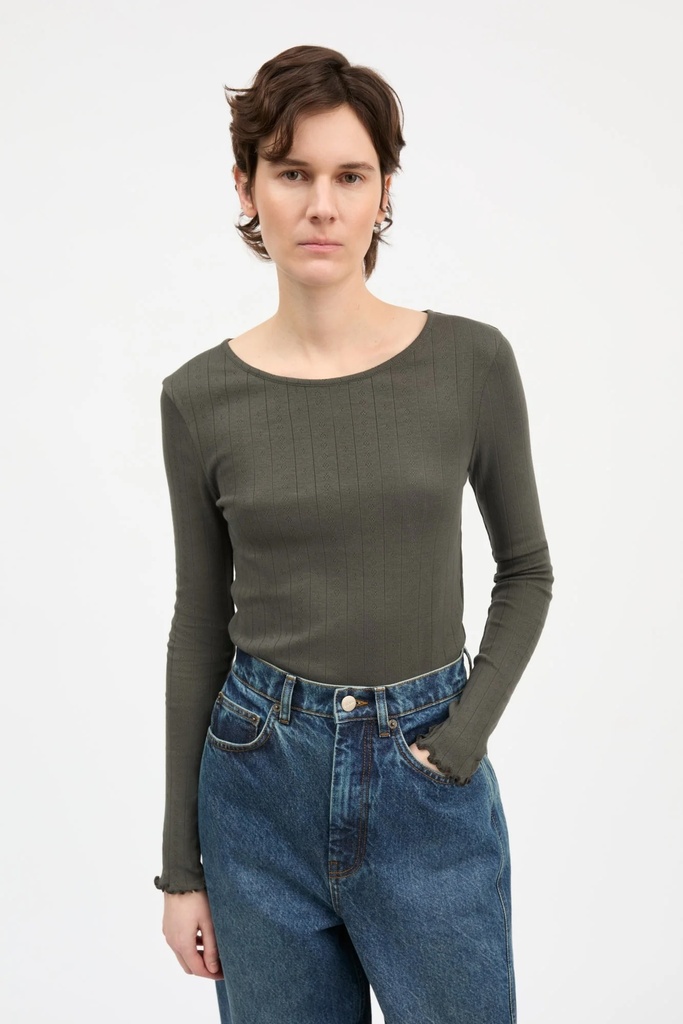 SKALL Edie blouse Dark green