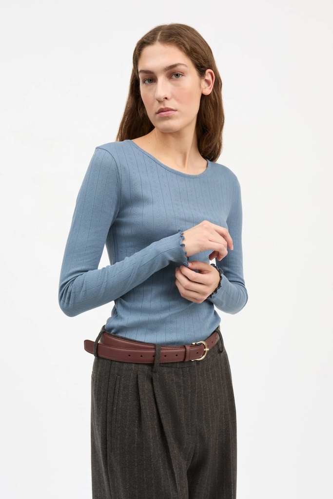 SKALL Edie blouse Faded blue