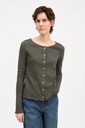 SKALL toppur Edie cardigan Dark green