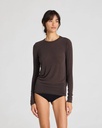 GAI+LISVA Toppur Thyra LS Wool Top Black