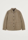 AIAYU Skyrta Dusty Shirt Smokey brown melange