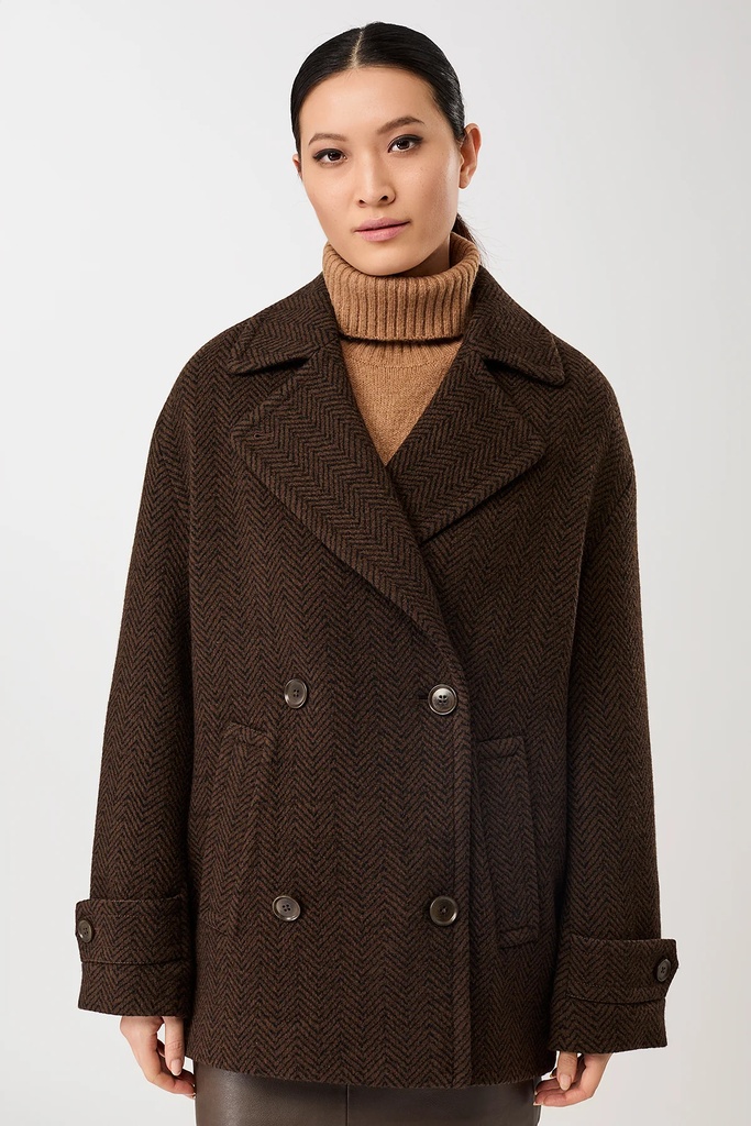 LANGERCHEN jakki JA305WO08 Coffee/Black
