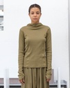 Baserange Toppur Hanifa Hoodie Moss