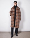 BRIXTOL Kápa Eela Beige Check