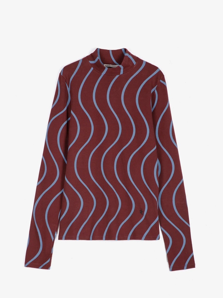 BOBO CHOSES toppur Psicodelic stripes all over turtleneck top