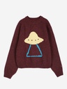 BOBO CHOSES peysa Pixel Abduction jacquard wool blend jumper