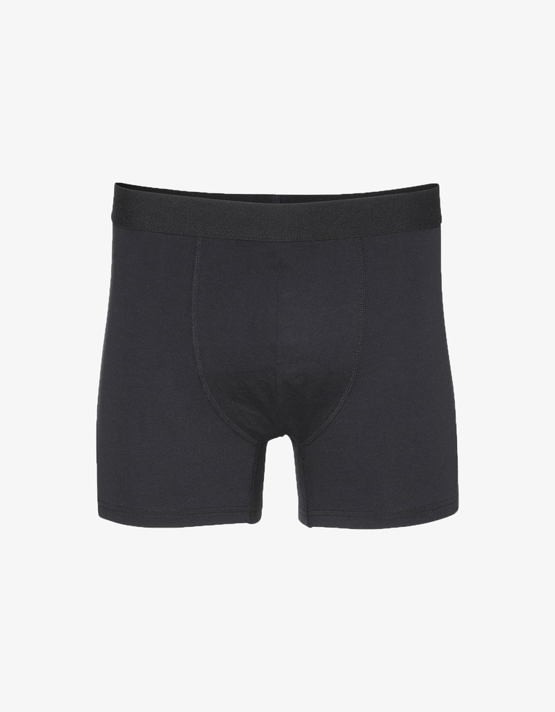 COLORFUL STANDARD - CLASSIC ORGANIC BOXER BRIEFS - DEEP BLACK