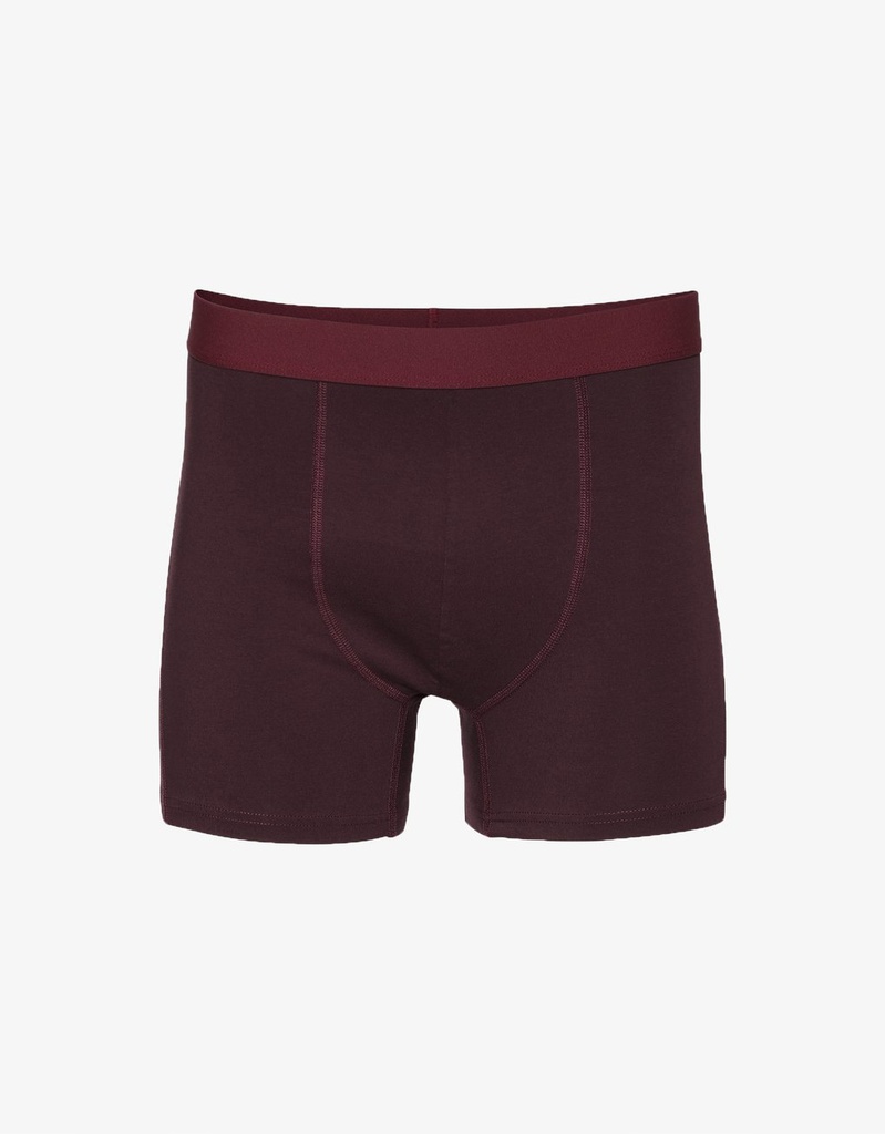 COLORFUL STANDARD - CLASSIC ORGANIC BOXER BRIEFS - OXBLOOD RED