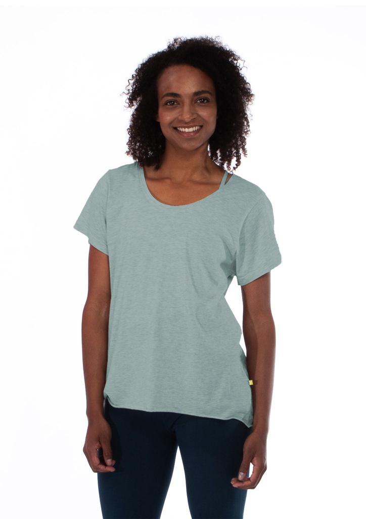 YOGAMII Yama Tee Blue Mist
